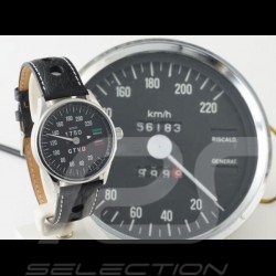 Alfa Romeo 1750 GTV speedometer Watch chrome case / chrome dial / white numbers