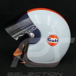 Mini helmet Gulf Le Mans 1967-1975 Blue / Orange 1/2 Scale