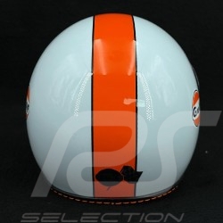 Mini-Helm Gulf Le Mans 1967-1975 Blau / Orange 1/2 Maßtab