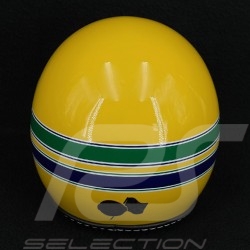 Mini helmet Ayrton Senna F1 McLaren 1988-1993 Yellow 1/2 Scale