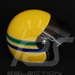 Mini helmet Ayrton Senna F1 McLaren 1988-1993 Yellow 1/2 Scale