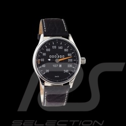 Mercedes-Benz 300 SL speedometer Watch chrome case / chrome dial / white numbers