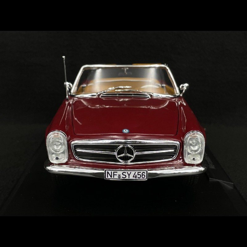 Mercedes-Benz 230 SL Spider 1963 Dark Red 1/18 Norev 183766