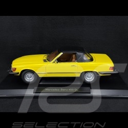 Mercedes-Benz 450 SL US Version 1979 Gelb "Hart aber Herzlich" 1/18 Norev 183727