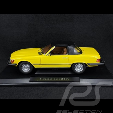 Mercedes-Benz 450 SL US Version 1979 Yellow "Hart to Hart" 1/18 Norev 183727
