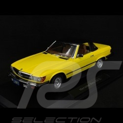 Mercedes-Benz 450 SL US Version 1979 Gelb "Hart aber Herzlich" 1/18 Norev 183727