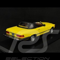 Mercedes-Benz 450 SL US Version 1979 Gelb "Hart aber Herzlich" 1/18 Norev 183727