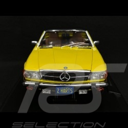 Mercedes-Benz 450 SL US Version 1979 Gelb "Hart aber Herzlich" 1/18 Norev 183727