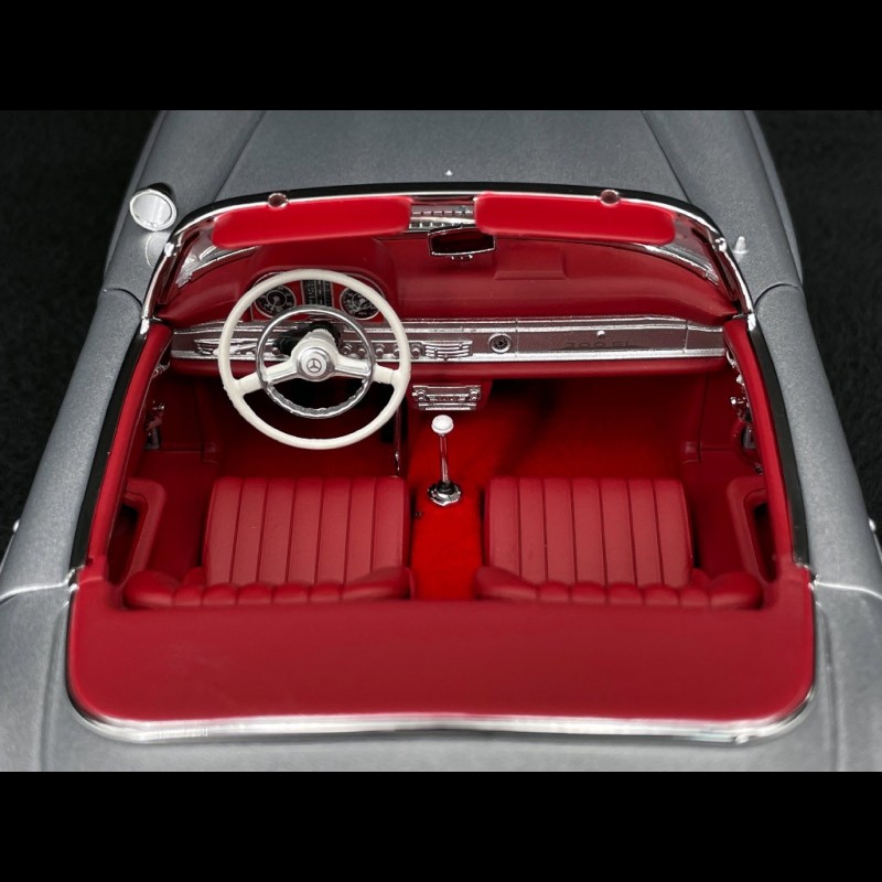 NOREV 1/18 MERCEDES 350 SL CABRIOLET GRISE - DEFECT READ