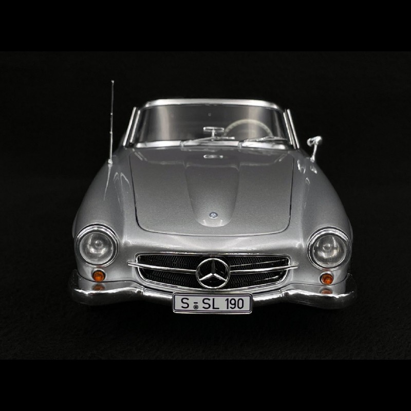 Mercedes-Benz 190 SL W121 Cabriolet 1955 Silver 1/18 Minichamps 100037031