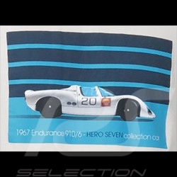 T-Shirt Porsche 910/6 n° 20 Endurance Weiß Hero Seven - Herren