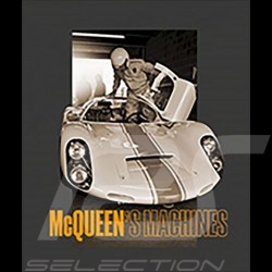 T-Shirt Steve McQueen Porsche 906 Dunkelgrau Hero Seven - Herren