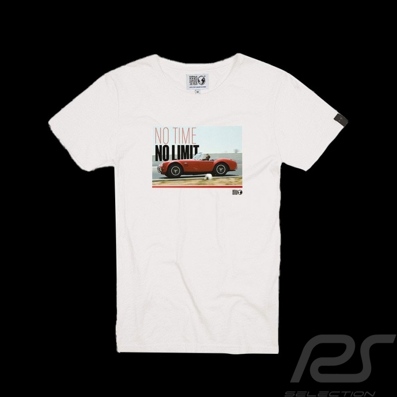 T-shirt Steve McQueen AC Cobra Blanc Hero Seven - homme