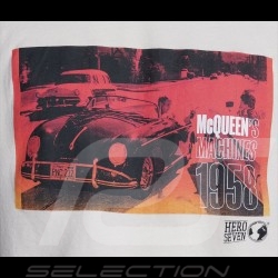 T-Shirt Steve McQueen Porsche 356 Speedster Cremeweiß Hero Seven - Herren