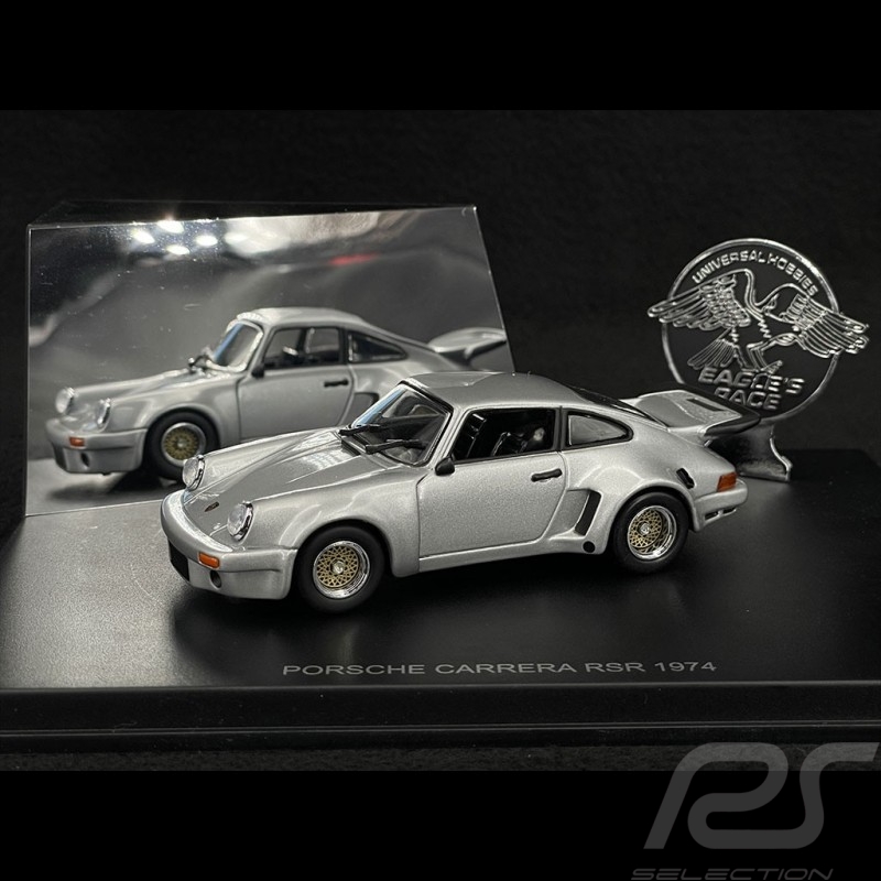 Porsche 911 Carrera RSR 1974 Metallicsilber 1/43 Eagle Collectibles 1137
