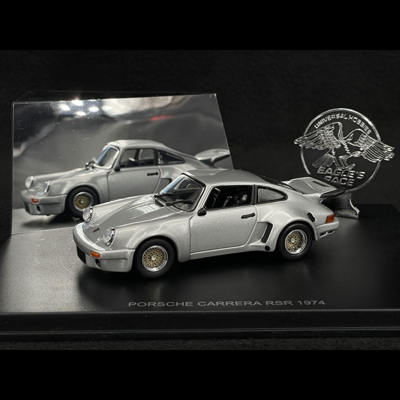 Solido 1/18 For Porsche 911 RSR Outlaw Metal Diecast Model Car Toys Gifts  Silver Collection Ornaments Display