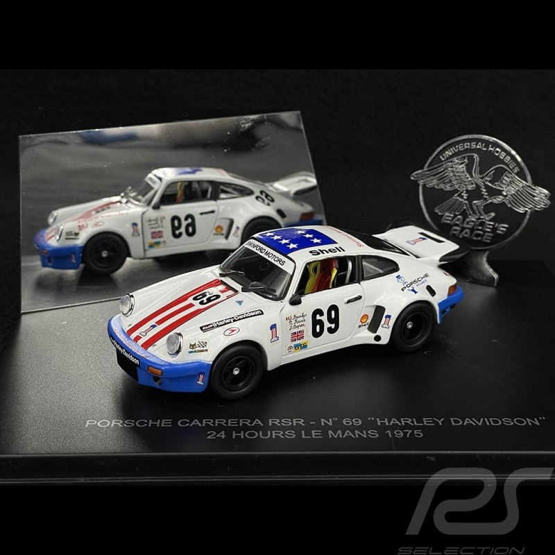 Porsche 911 Carrera RSR n° 69 24h Le Mans 1975 1/43 Eagle Collectibles 1133