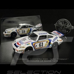 Porsche 911 Carrera RSR n° 61 24h Le Mans 1974 1/43 Eagle Collectibles 1136