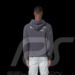 Sweatshirt Hoodie Steve McQueen Chrono 12h Sebring 1970 Dunkelgrau Hero Seven - Herren