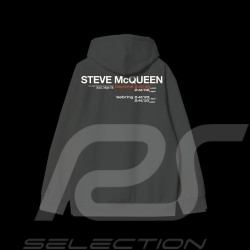 Sweatshirt à capuche Steve McQueen Chrono 12h Sebring 1970 Gris Foncé Hero Seven - homme