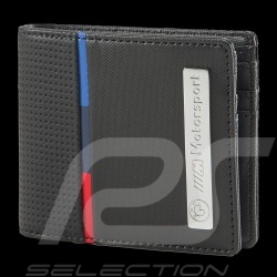 Original Brand New PUMA BMW M MOTORSPORT Lifestyle Authentic Black Bi-fold  Men's Wallet 