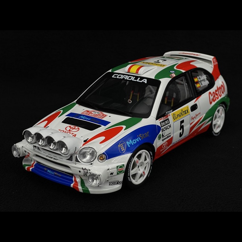 Miniature AUTOart Racing - Toyota Corolla WRC 1998 - Équipage Smeets/Loix - 1/18 - Occasion