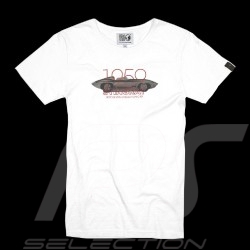 T-shirt 1959 Corvette Stingray Racer Blanc Hero Seven - homme