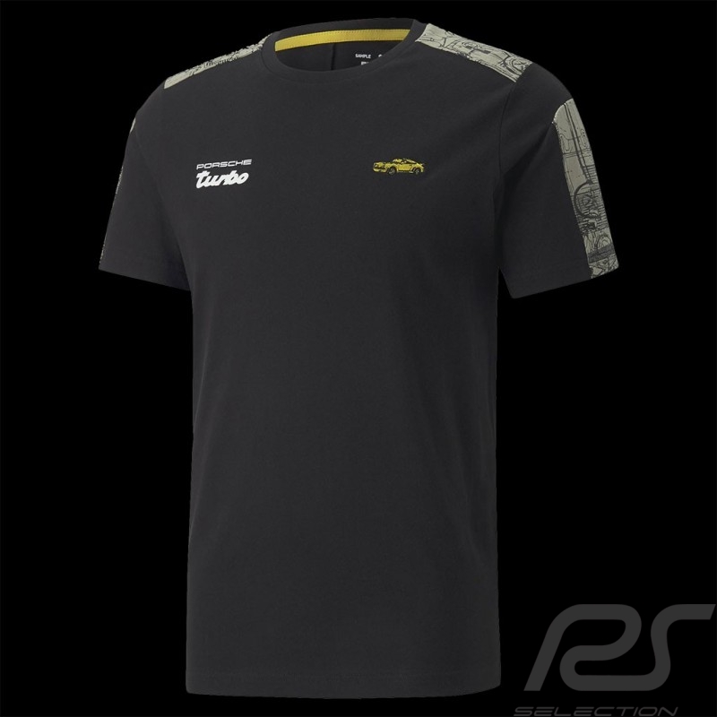 T-shirt Porsche Turbo Puma Lagacy Schwarz 534839-01 - men T-shirt Porsche Turbo Puma Lagacy Schwarz 534839-01 - men