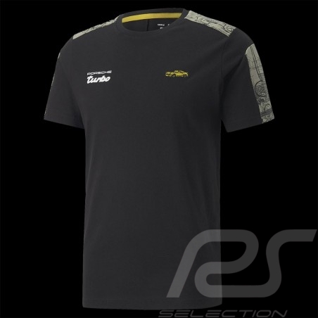 T-shirt Porsche Turbo Puma Lagacy Schwarz 534839-01 - men