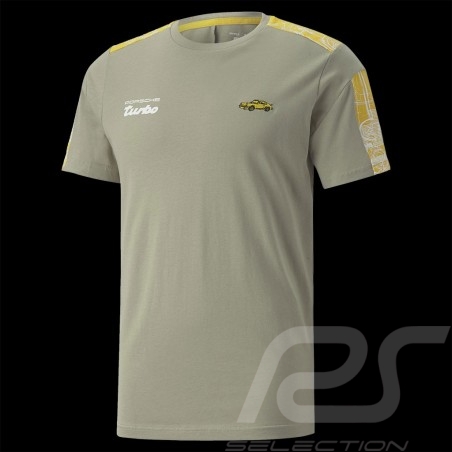 T-shirt Porsche Turbo Puma Lagacy Grey Green 534839-06 - men