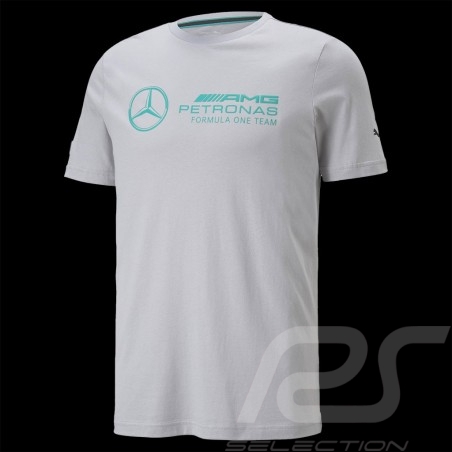 håndflade konsol klog Mercedes AMG T-shirt Puma F1 Team Grey 534917-02 - men