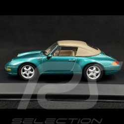 Porsche 911 Carrera 2 Cabriolet 1994 Türkis metallic typ 993 1/43 Minichamps 430063040