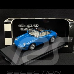 Porsche 911 Carrera 2 Targa 1996 Turquoise blue type 993 1/43 Minichamps 430063060