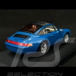 Porsche 911 Carrera 2 Targa 1996 Turquoise blue type 993 1/43 Minichamps 430063060