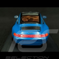 Porsche 911 Carrera 2 Targa 1996 Bleu Turquoise type 993 1/43 Minichamps 430063060