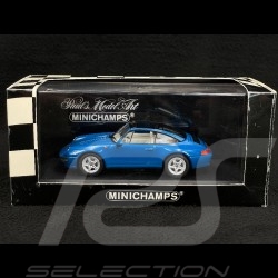 Porsche 911 Carrera 2 Targa 1996 Turquoise blue type 993 1/43 Minichamps 430063060