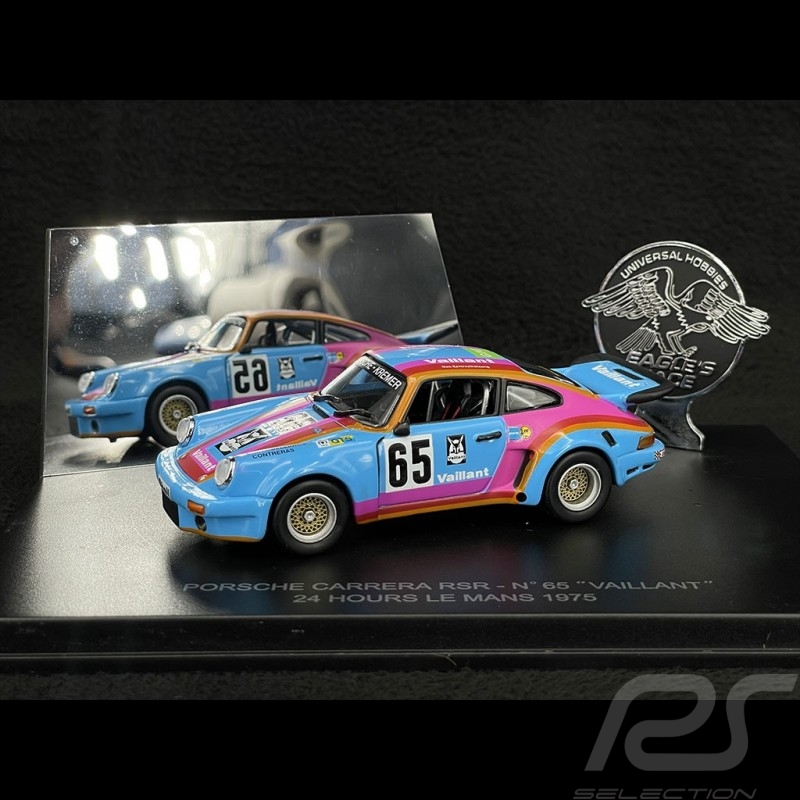 Porsche 911 Carrera RSR n° 65 24h Le Mans 1975 1/43 Eagle Collectibles 1134 Porsche 911 Carrera RSR n° 65 24h Le Mans 1975 1/43 Eagle Collectibles 1134