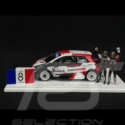Toyota Yaris WRC n° 1 Vainqueur Rallye Monza 2021 1/43 Spark S6595