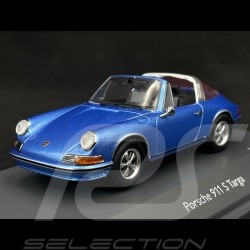 Porsche 911 2.2 S Targa 1971 Metallic blue 1/43 Schuco 450367700
