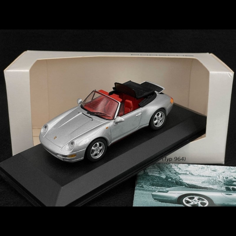Porsche 911 993 Carrera Gris Argent 1/18 Bburago – Miniature De Collection