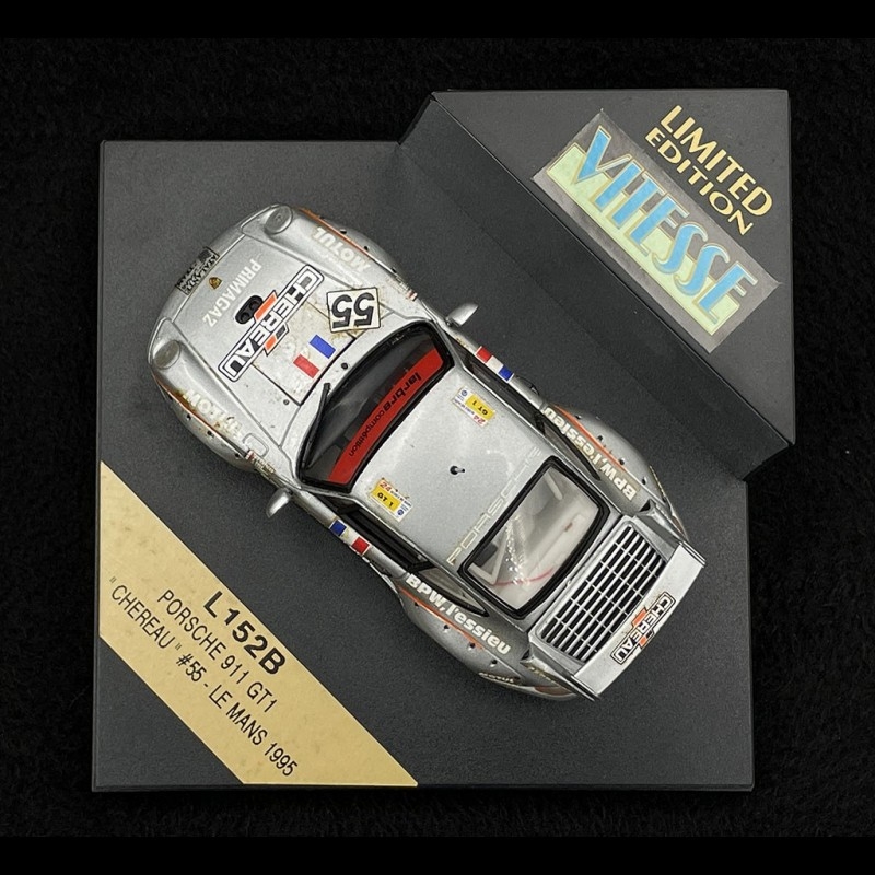 Porsche 911 Rouge 24H Du Mans 1966 – Miniature 1/43 Vitesse (occasion, Modifiée)