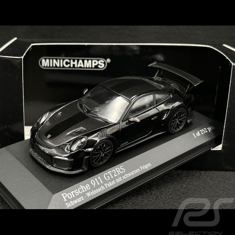 Porsche 911 GT2 RS Weissach Package 2018 Noir 1/43 Minichamps 410067290