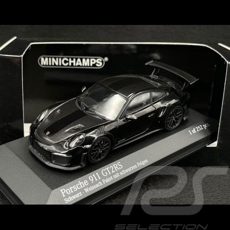 Porsche 911 GT2 RS Weissach Package 2018 Noir 1/43 Minichamps 410067290