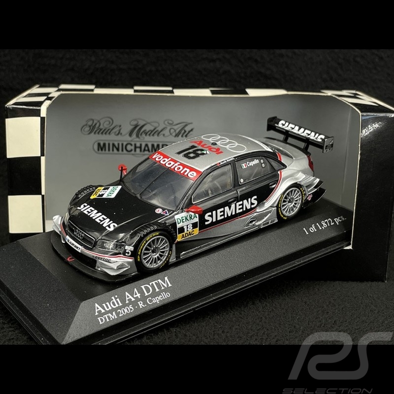 Audi A4 DTM n° 18 DTM 2005 Audi Sport Team Joest 1/43 Minichamps 400051418