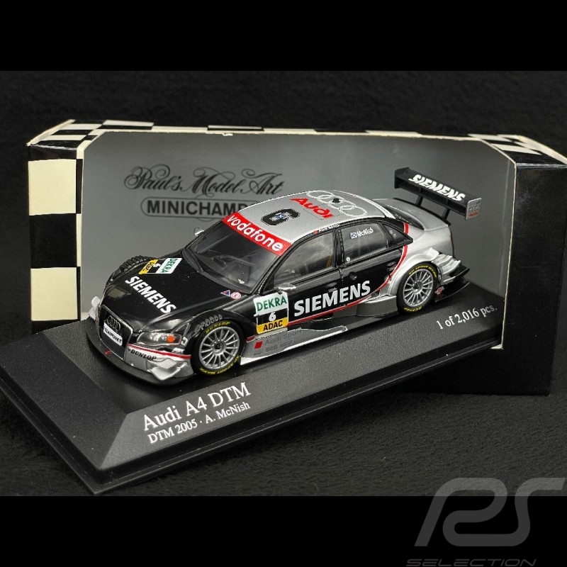 Audi A4 DTM n° 6 DTM 2005 Audi Sport Team Abt Sportline 1/43 Minichamps 400051506