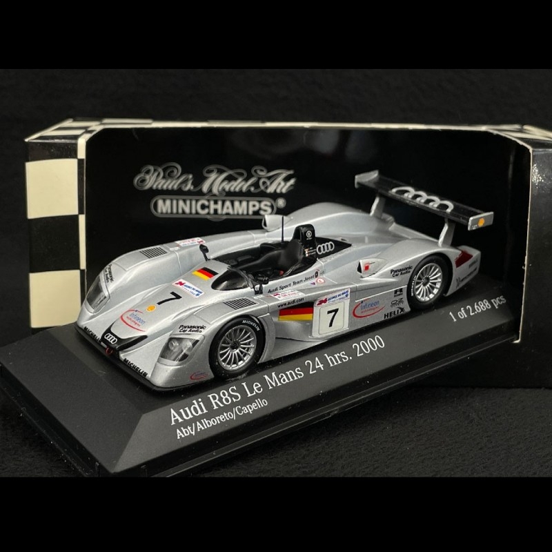 Audi R8S LMP900 n° 7 24h Le Mans 2000 Audi Sport Team Joest 1/43 ...