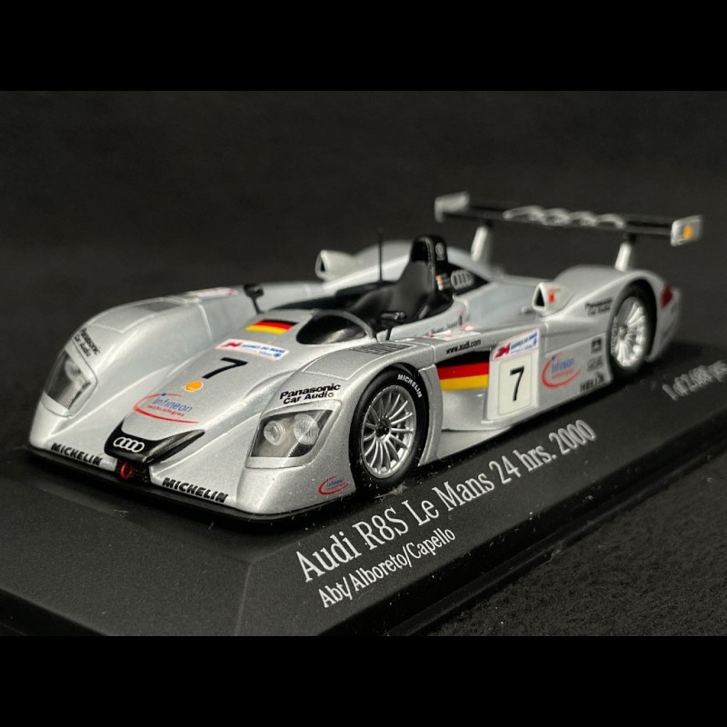 AUDI R8R TEAM Joest #7 3rd Le Mans 2000 Abt/Alboreto/Capello Minichamps