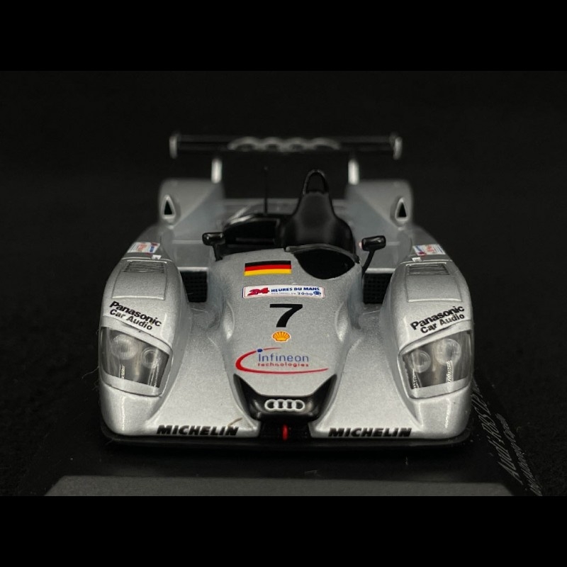 Audi R8 sport Joest vainqueur 24h du Mans 2001 1/43 Minichamps + mini zamak - Collection