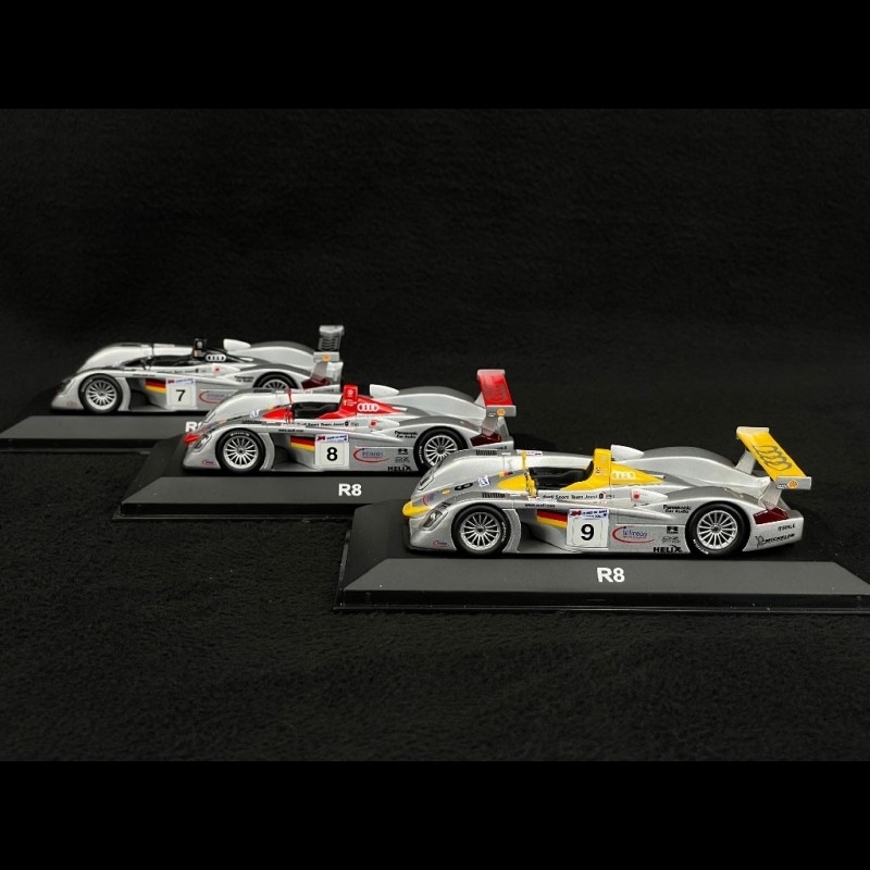 Set Audi R8S LMP900 24h Le Mans 2000 Trio Winner 1/43 Minichamps 969 ...