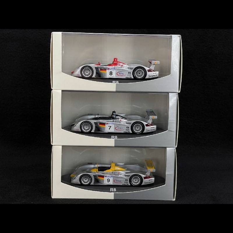 AUDI R8 # 2 circuit 24h LE MANS 2002 gr 1/43 PRESSE voiture miniature collection